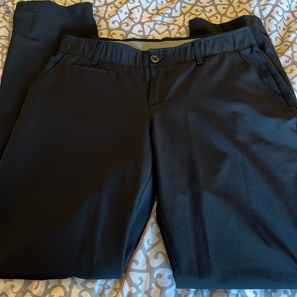 UA golf pants. Lightweight with stretch.